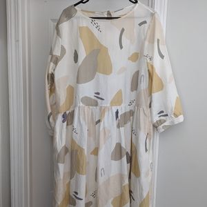 Tradlands Nova Midi Dress in Caroline Print (Large)